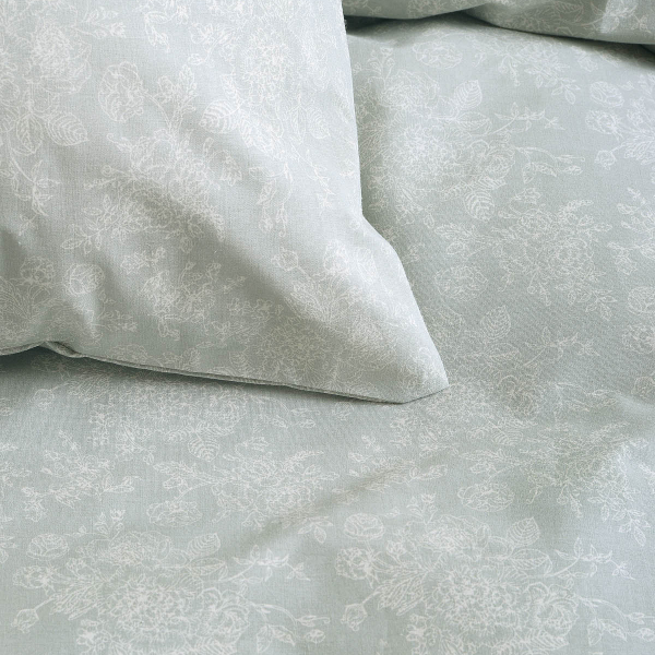 Παπλωματοθήκη Μονή (Σετ 160x240) Rythmos Nova Bendetta Dark Green