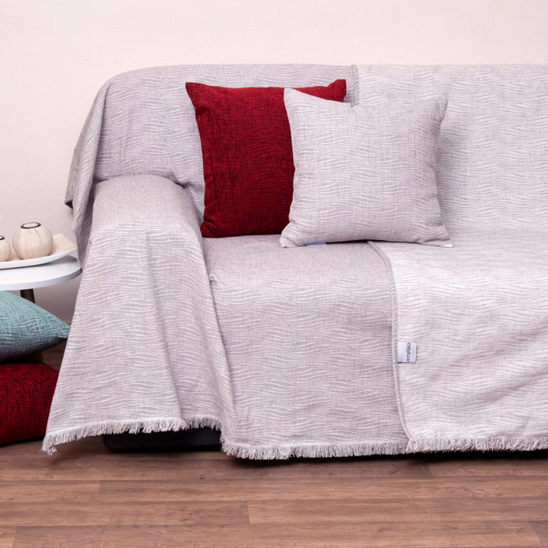 Ριχτάρι Πολυθρόνας 2 Όψεων (180x180) Anna Riska 1449 Grey