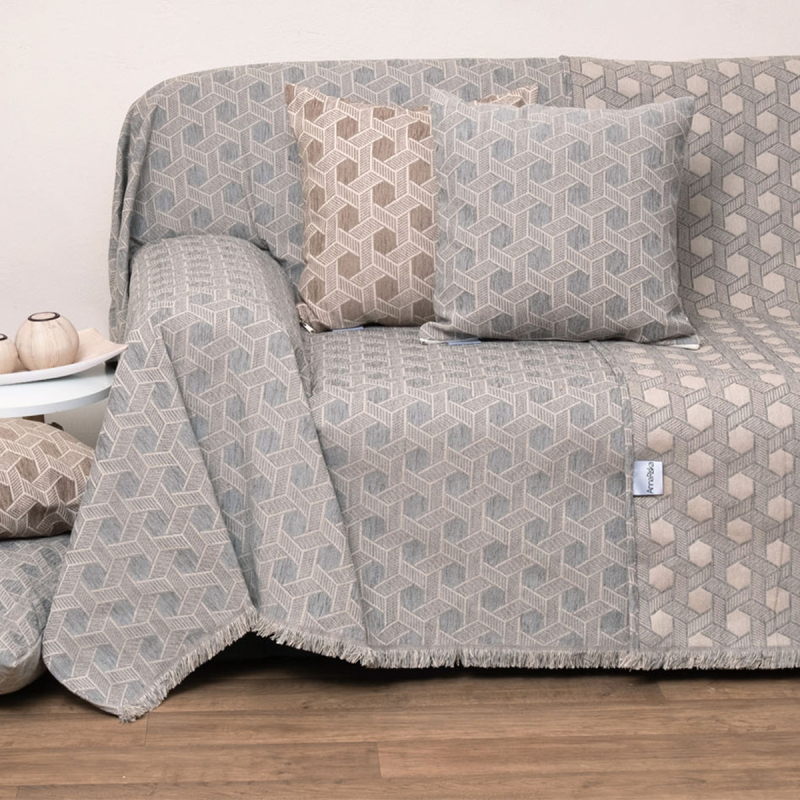 Ριχτάρι Καναπέ Τριθέσιου 2 Όψεων (180x280) Anna Riska 1450 Denim