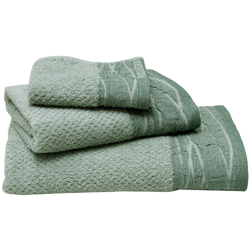 Πετσέτες Μπάνιου (Σετ 3τμχ) Anna Riska Nefeli Mint 600gsm