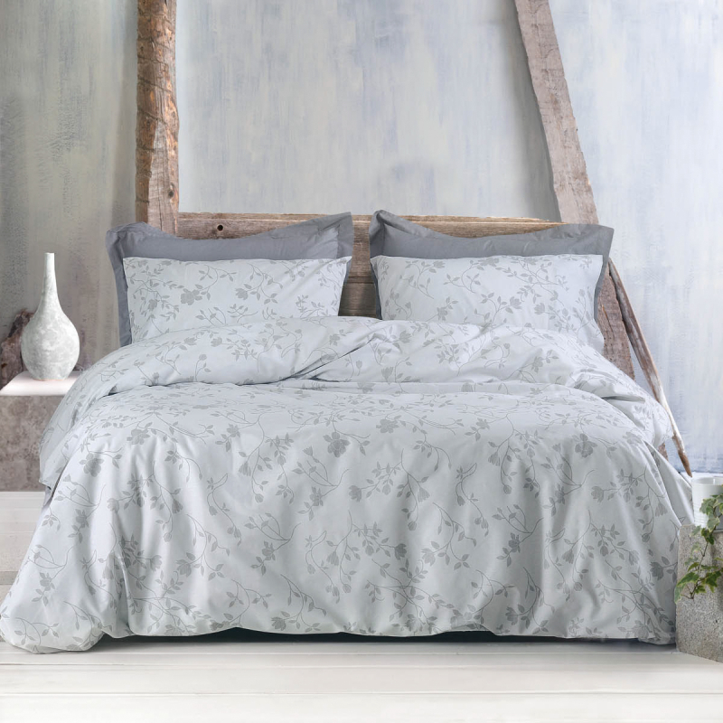 Σεντόνια Μονά (Σετ) Rythmos Next Miriam Light Grey