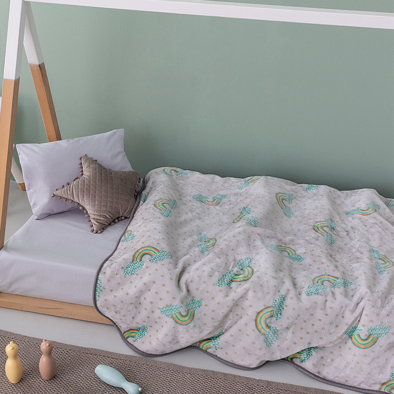 Κουβέρτα Βελουτέ Αγκαλιάς (80x90) Palamaiki Rainy