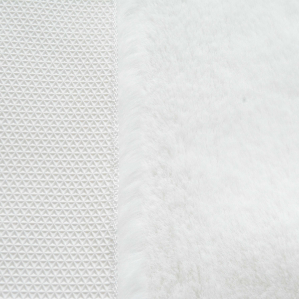 Γούνινο Χαλί Διαδρόμου (80x150) New Plan Puffy FC1 Ivory