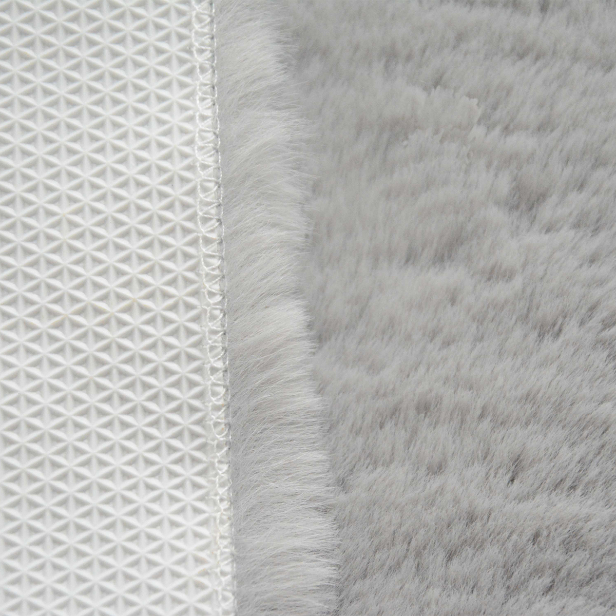 Χαλί Διαδρόμου Γούνινο (80X150) New Plan Puffy Fc6 Light Grey Home Χαλιά Διάδρομοι Spitishop