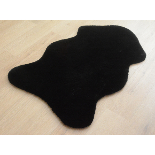 Χαλί Διαδρόμου Γούνινο (80x120) New Plan Puffy FC9 Black