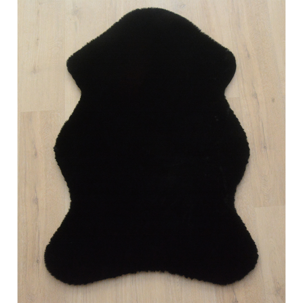 Χαλί Διαδρόμου Γούνινο (80X120) New Plan Puffy Fc9 Black Home Χαλιά Διάδρομοι Spitishop