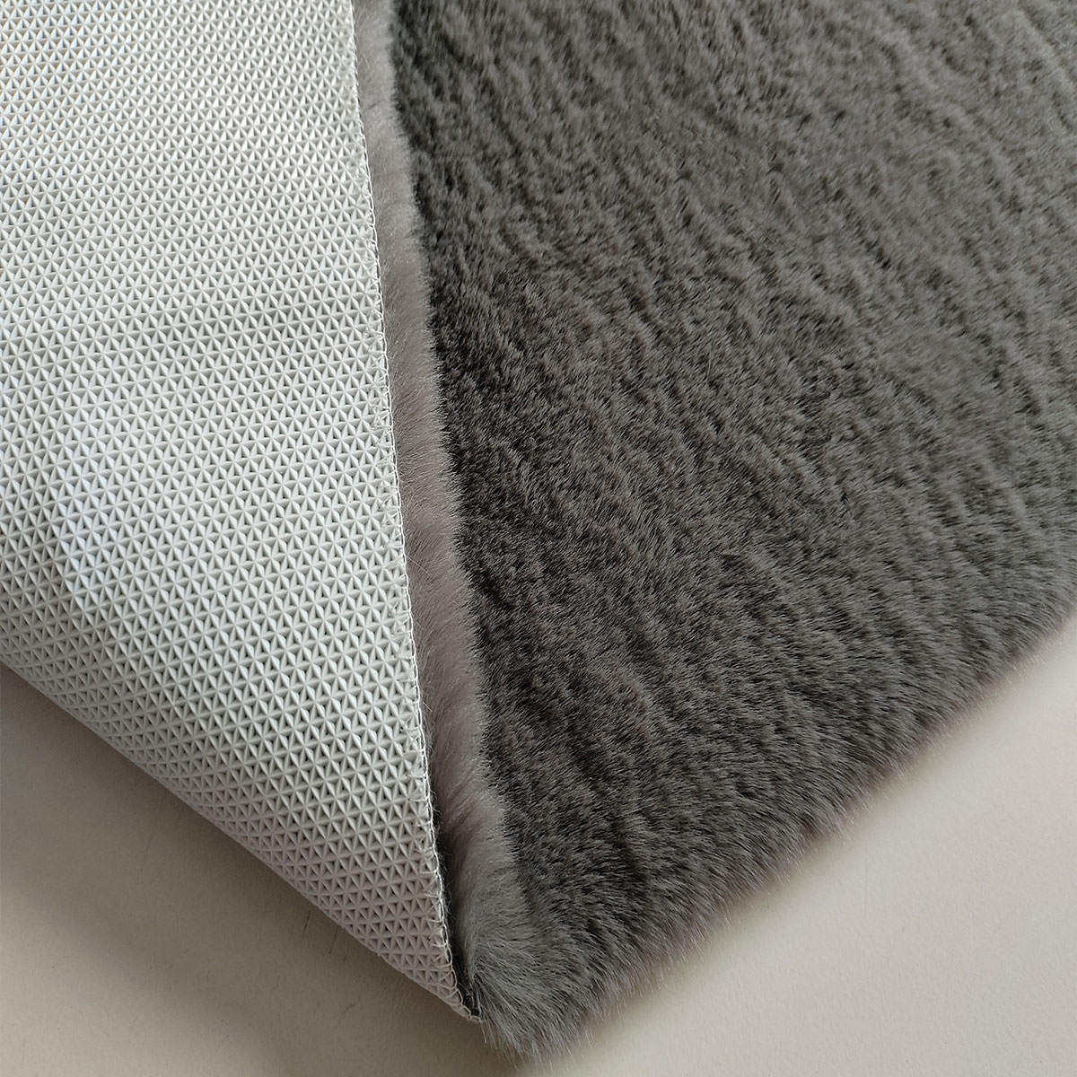 Χαλί Γούνινο (200X300) New Plan Puffy Fc7A Dark Grey Home Χαλιά Σαλονιού Spitishop