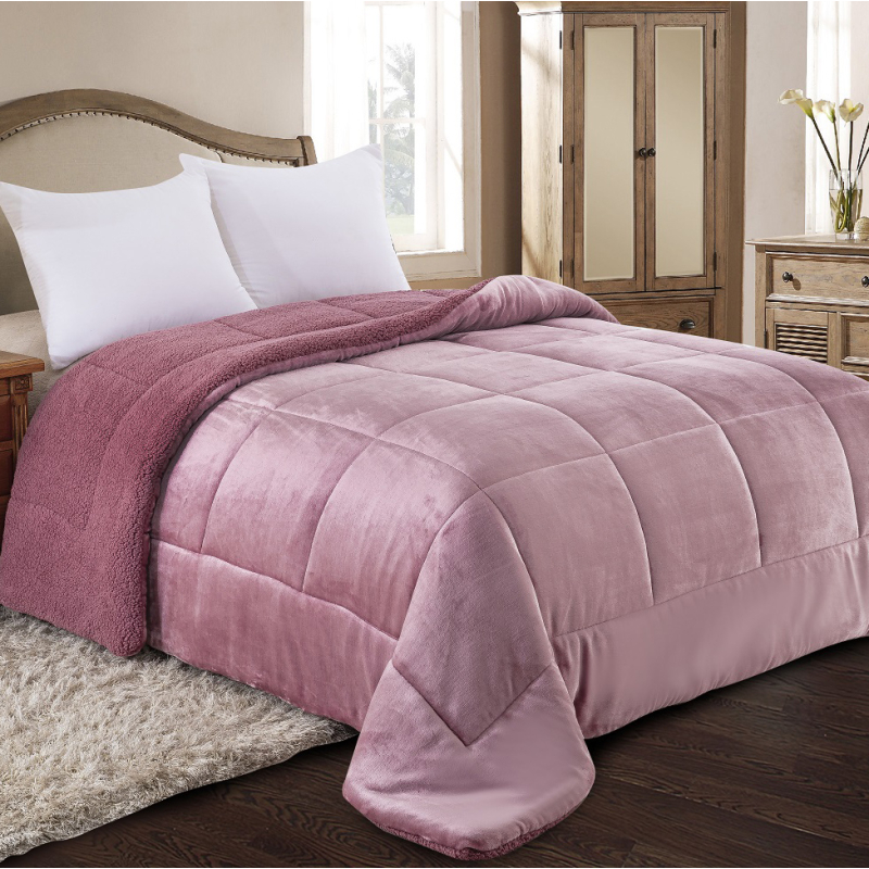 Κουβερτοπάπλωμα Υπέρδιπλο (220x240) AdamHome 805 Apple