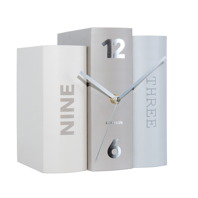 Ρολόι Επιτραπέζιο (20x15) Karlsson Table Clock Book 8714302609879