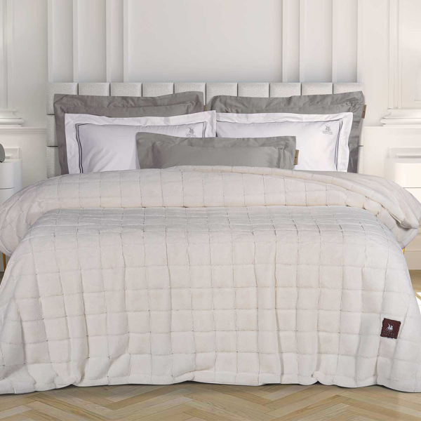 Κουβερτοπάπλωμα Υπέρδιπλο (220x240) Greenwich Polo Club Premium 3451 White