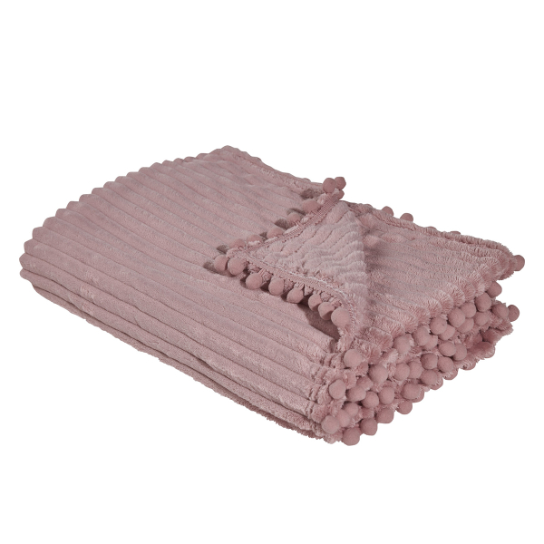 Κουβέρτα Fleece Υπέρδιπλη (220x240) Das Home Fleece 1354 Pink