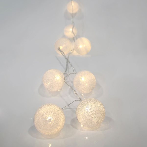 Διακοσμητική Γιρλάντα Μπαταρίας Με 10 LED Φωτάκια Eurolamp 600-11122