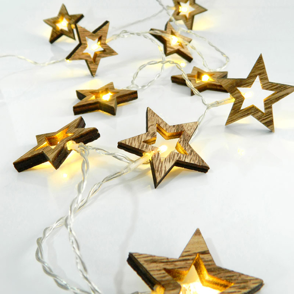 Διακοσμητική Γιρλάντα Μπαταρίας Με 10 LED Φωτάκια Eurolamp 600-11188