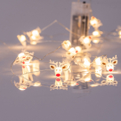 Χριστουγεννιάτικη Διακοσμητική Γιρλάντα Μπαταρίας Με 10 Led Φωτάκια Eurolamp 600-11229