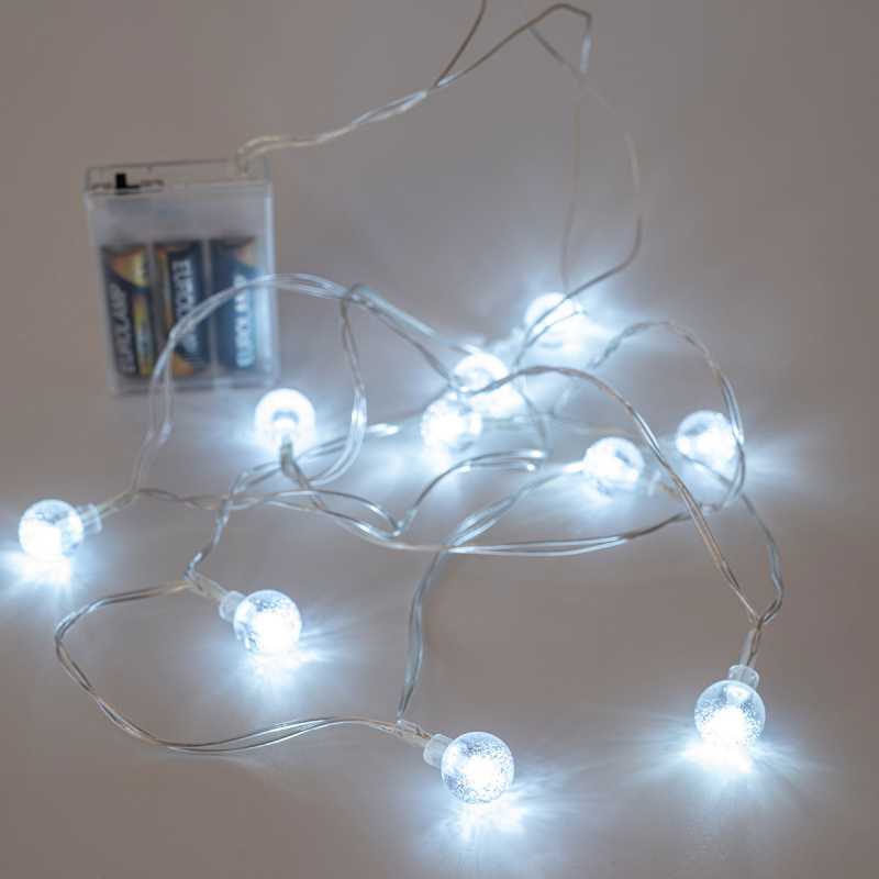 Διακοσμητική Γιρλάντα Μπαταρίας Με 10 LED Φωτάκια Eurolamp 600-11248