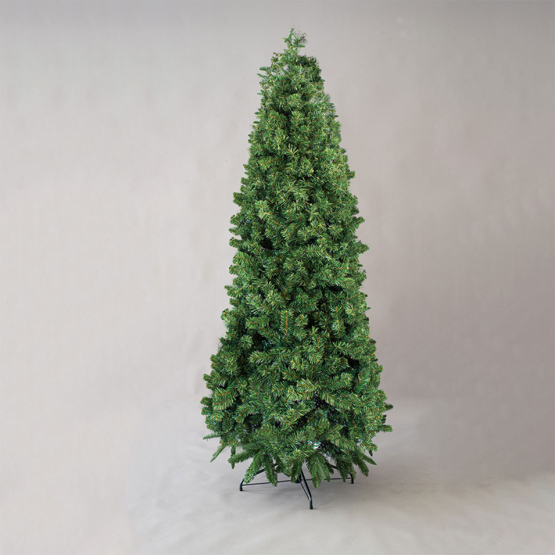 Χριστουγεννιάτικο Δέντρο Slim Πράσινο 180εκ./720 Κλαδιά Με Μεταλλική Βάση Eurolamp 600-30188