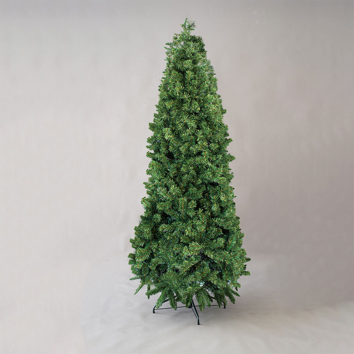 Χριστουγεννιάτικο Δέντρο Slim Πράσινο 210εκ./1015 Κλαδιά Με Μεταλλική Βάση Eurolamp 600-30189