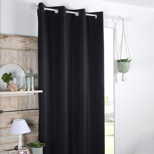 Θερμομονωτική Κουρτίνα (140x260) Με Τρουκς S-F Copenhague Noir R68937112
