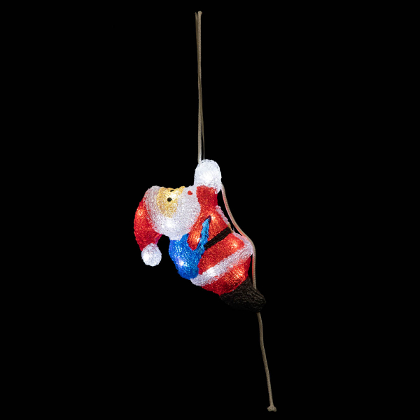 Χριστουγεννιάτικος Άγιος Βασίλης Με Led & Χρονοδιακόπτη (15x9.5x24) F-R 878302
