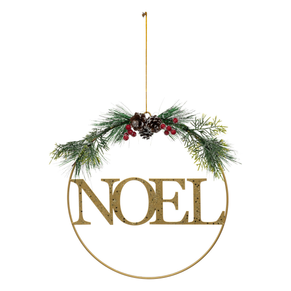 Χριστουγεννιάτικο Κρεμαστό Διακοσμητικό (Φ30) A-S Metal Noel 191490