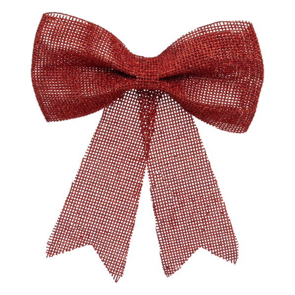 Χριστουγεννιάτικος Φιόγκος (19x24) A-S Red Glitter 192426