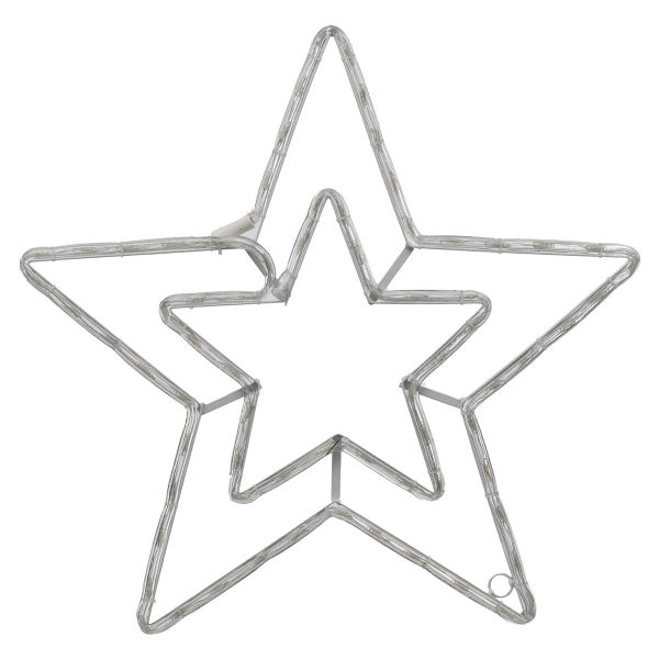 Χριστουγεννιάτικο Αστέρι Φωτοσωλήνας Με 72 Led Πολύχρωμα (52x55) F-R 190976