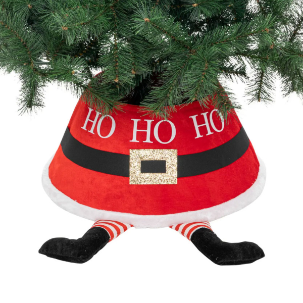 Χριστουγεννιάτικη Ποδιά Δέντρου (Φ56x32) A-S Santas Leg 192094