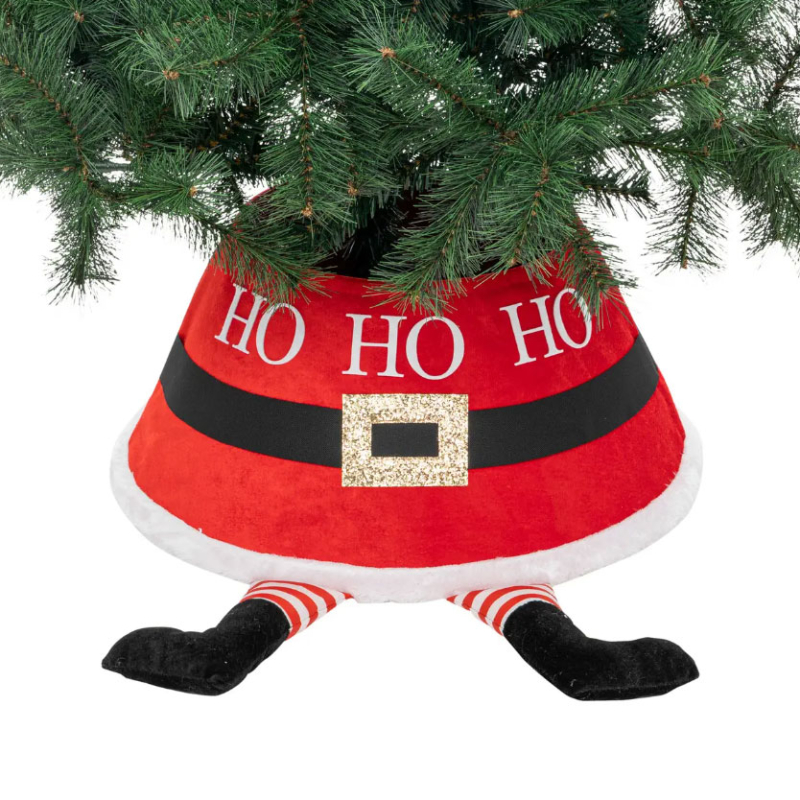 Χριστουγεννιάτικη Ποδιά Δέντρου (Φ56x32) A-S Santas Leg 192094