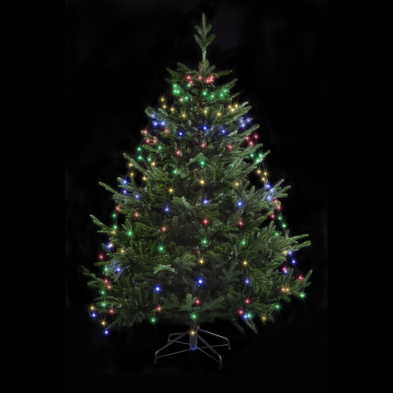 Χριστουγεννιάτικα Λαμπάκια Χαλκού 232 Led Χταπόδι 2.3μ Πολύχρωμα Με 8 Προγράμματα F-R 191067A