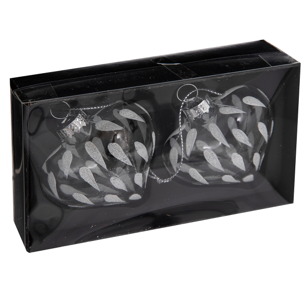 Χριστουγεννιάτικα Στολίδια (Σετ 2τμχ) A-S Heart Frosty 184477