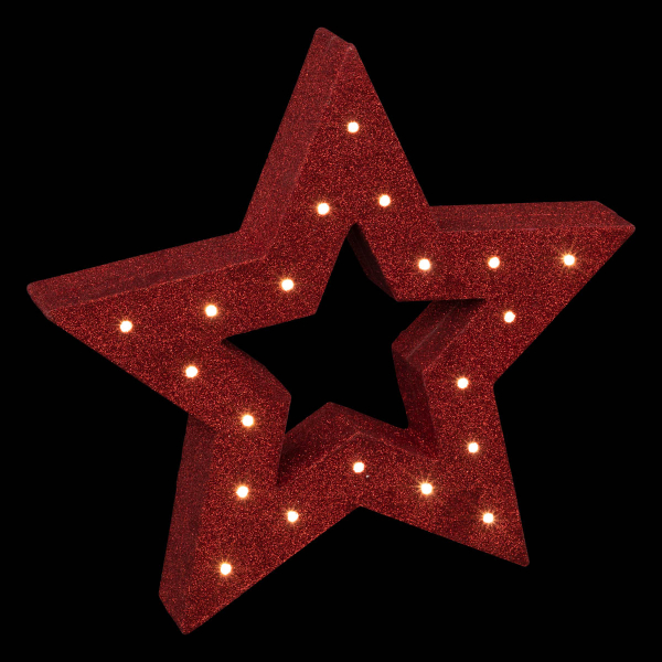 Χριστουγεννιάτικο Διακοσμητικό Με Led (28x4x30) F-R Wood Star 190933