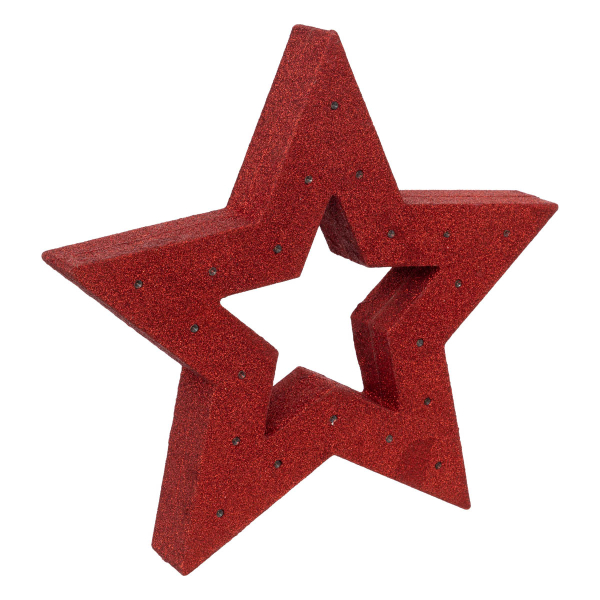 Χριστουγεννιάτικο Διακοσμητικό Με Led (28x4x30) F-R Wood Star 190933