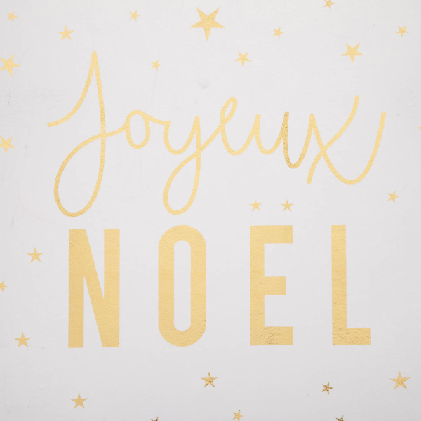 Χριστουγεννιάτικο Ύφασμα Διακόσμησης (28x500) A-S White/Gold 183850C