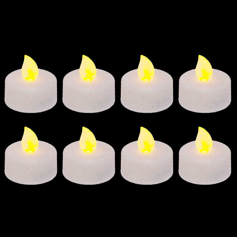Διακοσμητικά Φωτιστικά Κεριά Ρεσώ LED (Σετ 8τμχ) A-S 162678B