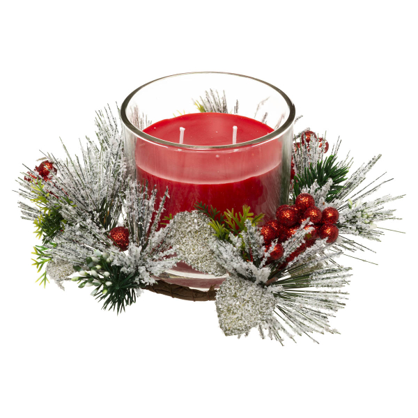 Χριστουγεννιάτικο Αρωματικό Κερί 210gr A-S Red 176000