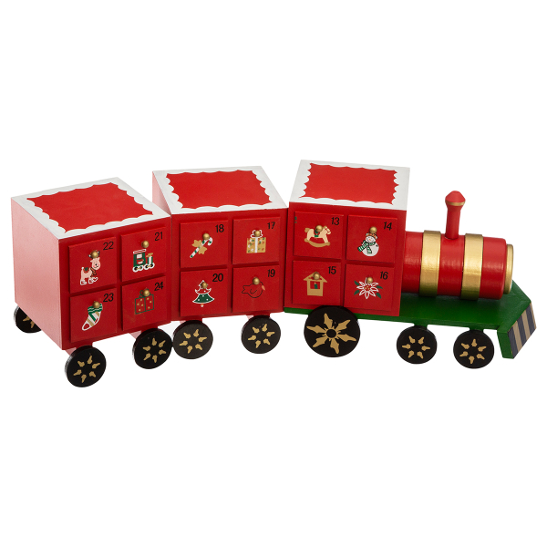 Χριστουγεννιάτικο Διακοσμητικό (44.5x11.5x14.3) A-S Train Calendar 172271