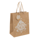 Χριστουγεννιάτικη Τσάντα Δώρου Χάρτινη (18x10x23) A-S Kraft & Holo Small 191422