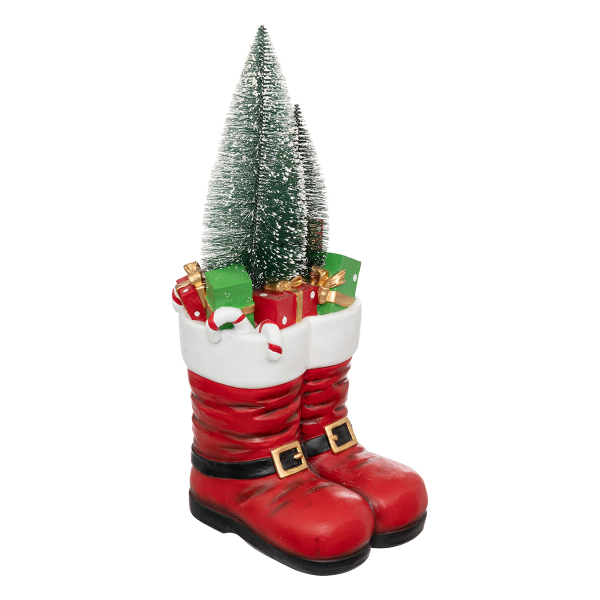Χριστουγεννιάτικο Διακοσμητικό (24x22x55) A-S Santa Boots 191398
