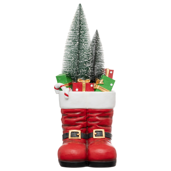 Χριστουγεννιάτικο Διακοσμητικό (24x22x55) A-S Santa Boots 191398