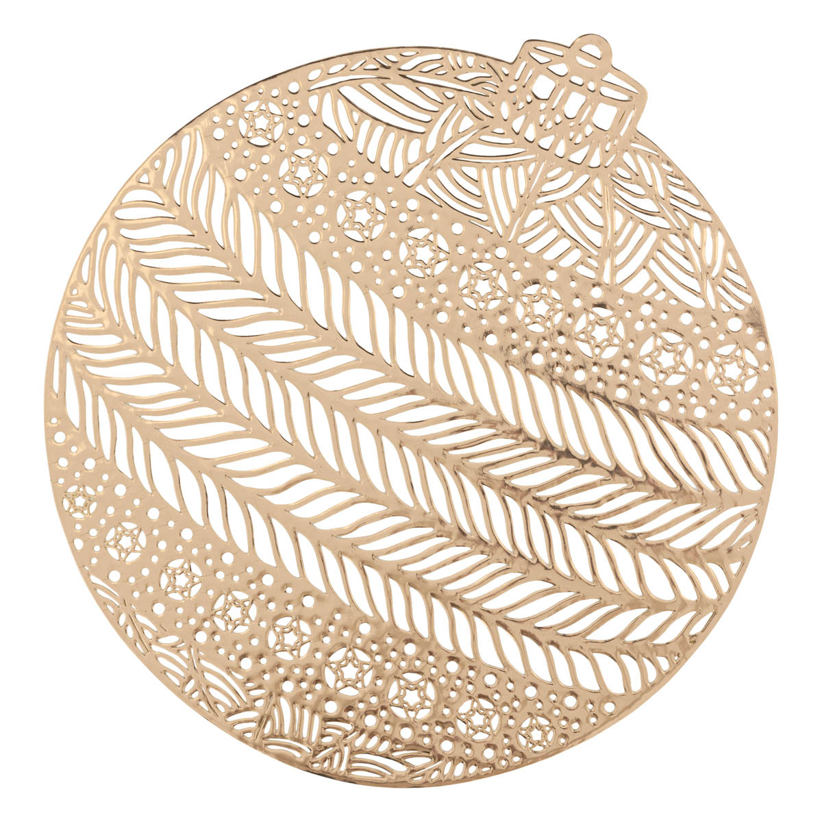 Χριστουγεννιάτικο Σουπλά (Φ38) A-S Ball Gold 191117OR