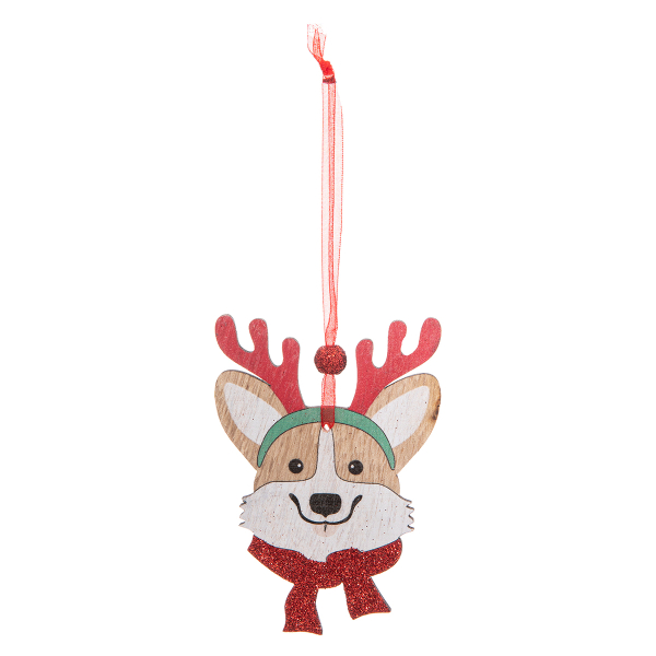 Χριστουγεννιάτικα Στολίδια (Σετ 4τμχ) A-S Dogs 184301