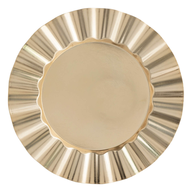 Πιατέλα Διακόσμησης (Φ33) A-S Ruffle Gold 191123OR