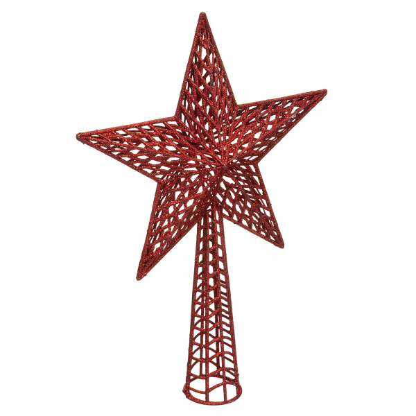 Χριστουγεννιάτικη Κορυφή Δέντρου (25x37.5) A-S Red 166014A