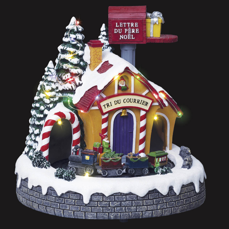 Χριστουγεννιάτικο Χωριό Με Led & Κίνηση (Φ20x21) F-R 143321