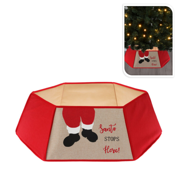 Χριστουγεννιάτικη Ποδιά Δέντρου (Φ60x29) K-M Santa Feet AAF519090