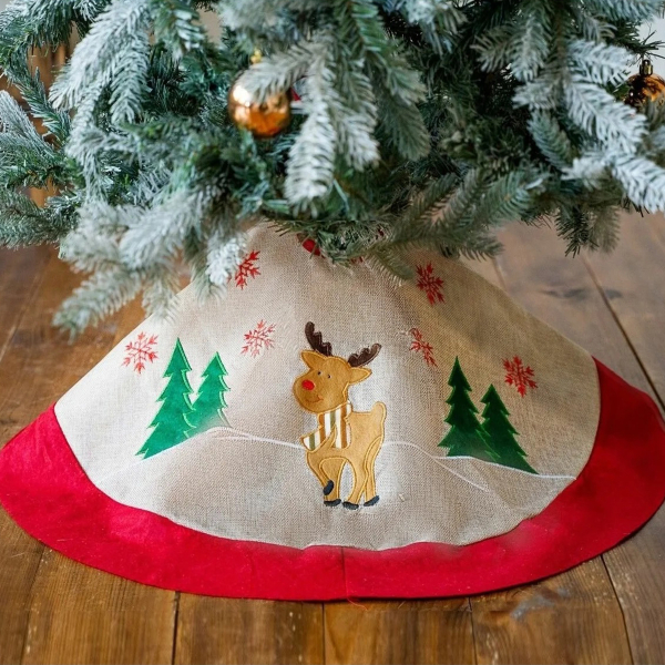 Χριστουγεννιάτικη Ποδιά Δέντρου (Φ90) K-M Raindeer DH8028200