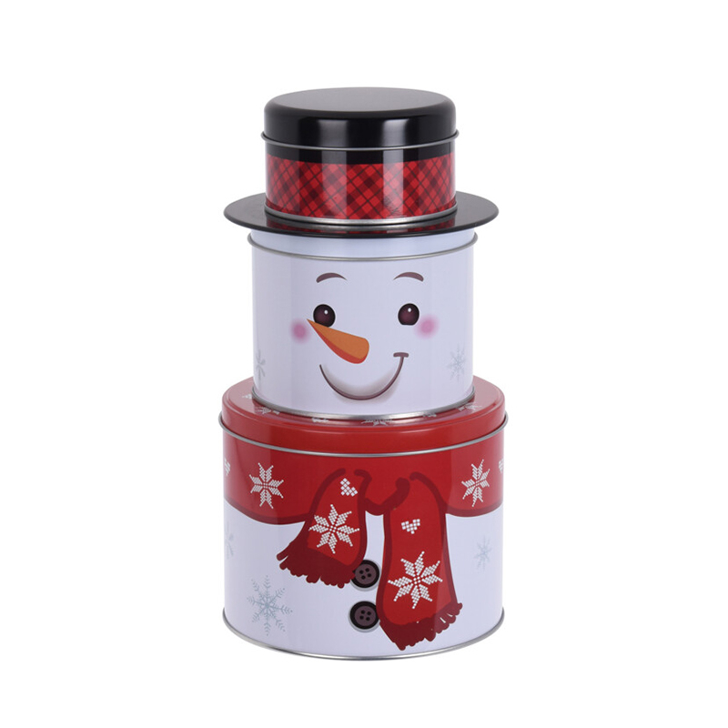 Κουτιά Αποθήκευσης (Σετ 3τμχ) K-M Snowman 170481510