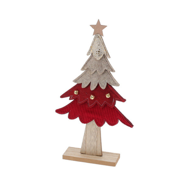 Χριστουγεννιάτικο Δεντράκι (16x4x28) K-M Xmass Tree Red DH8060990