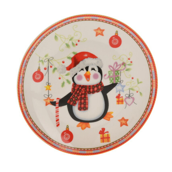 Χριστουγεννιάτικο Πιάτο Ρηχό (Φ26) K-M Penguin Q75999460