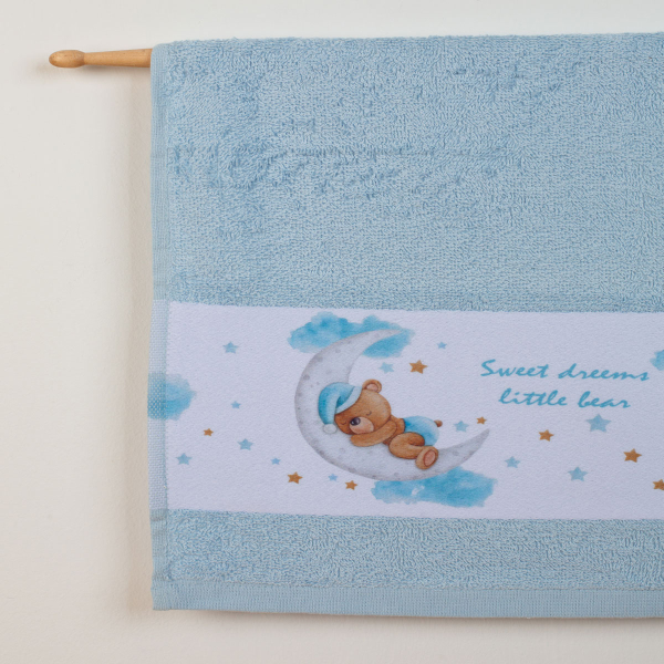 Βρεφικές Πετσέτες (Σετ 2τμχ) Dimcol Sweet Dreams 551 Σιέλ